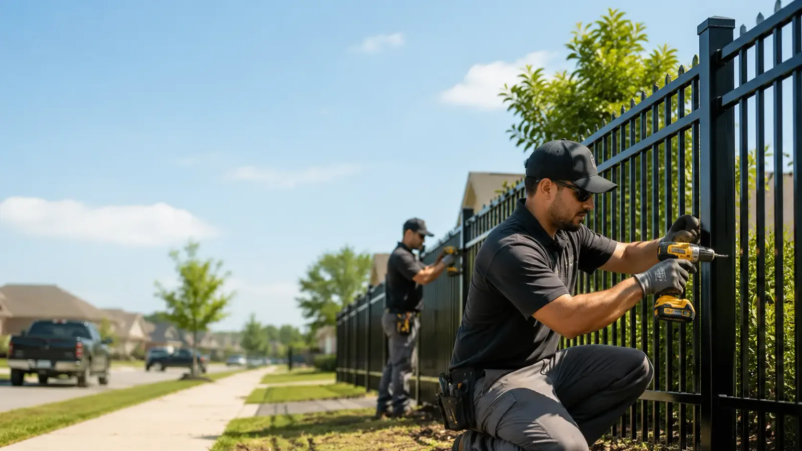 Metal Fence Installation in Lafayette, OH